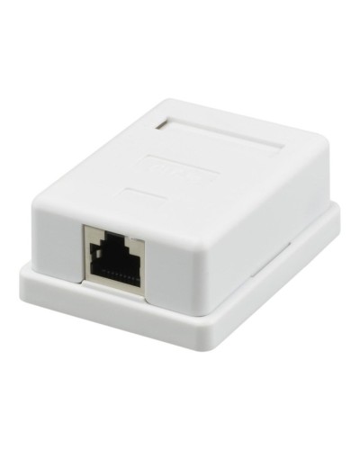 Розетка настенная RJ-45, 8P8C, Cat.5e, 1 порт FTP (10-0354). Компьютерная розетка. SUPRLAN в Кызыле