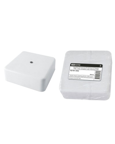 Коробка КР 50х50х20 ОП белая, IP40, с клеммной колодкой (SQ1401-0902). Распаячная коробка. TDM ЕLECTRIC в Кызыле