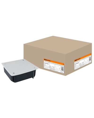 Распаячная коробка СП 115х115х45мм, крышка, метал. лапки, IP20, TDM (SQ1403-0008). Распаячная коробка СП. TDM ЕLECTRIC в Кызыле
