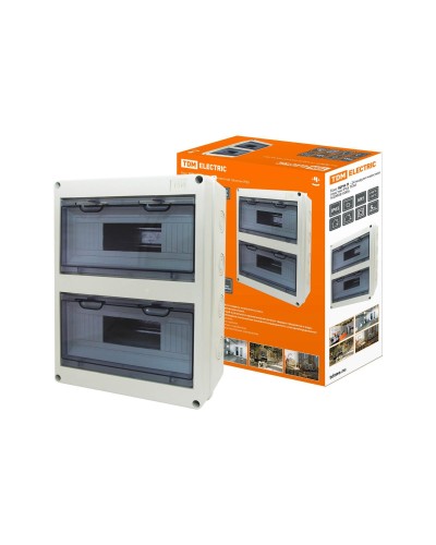ЩРН-П-24 модулей навесной пластик IP65 (SQ0908-0006). Бокс. TDM ЕLECTRIC в Кызыле