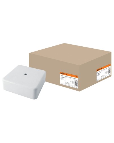 Коробка КР 50х50х20 ОП белая, IP40 (SQ1401-0201). Распаячная коробка. TDM ЕLECTRIC в Кызыле
