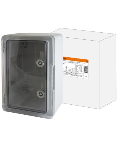 ЩМП-0-7, прозрачная крышка ABS, IP65, 600x400x200. Бокс пластиковый антивандальный. TDM ЕLECTRIC в Кызыле