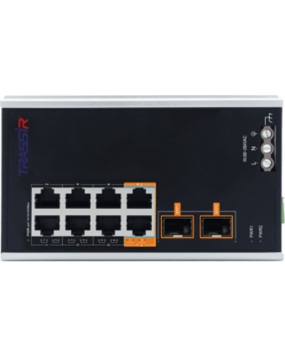 TR-NS15102S-130-8POE. Коммутатор с PoE. Trassir в Кызыле