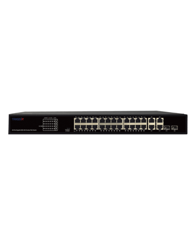 TR-NS14282C-370-24POE. Коммутатор с PoE. Trassir в Кызыле