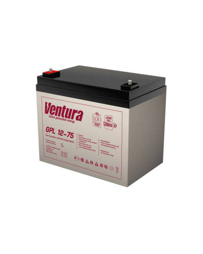 Ventura GPL 12-75. Аккумулятор герметичный свинцово-кислотный. Ventura в Кызыле