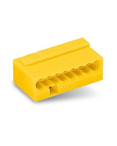 WAGO 243-508 Клемма MICRO 8-проводная желтая. Клемма для распределительных коробок. WAGO в Кызыле