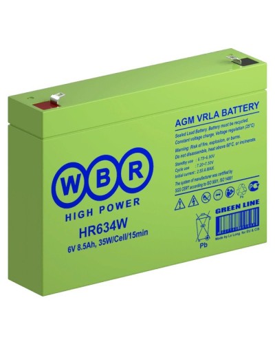 WBR HR634W. Аккумулятор герметичный свинцово-кислотный. WBR в Кызыле