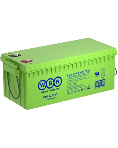 WBR GPL122000. Аккумулятор герметичный свинцово-кислотный. WBR в Кызыле