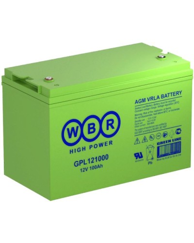 WBR GPL121000A. Аккумулятор герметичный свинцово-кислотный. WBR в Кызыле