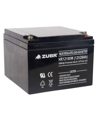 ZUBR HR 12100W (12V, 28Ah). Аккумулятор герметичный свинцово-кислотный. ZUBR в Кызыле
