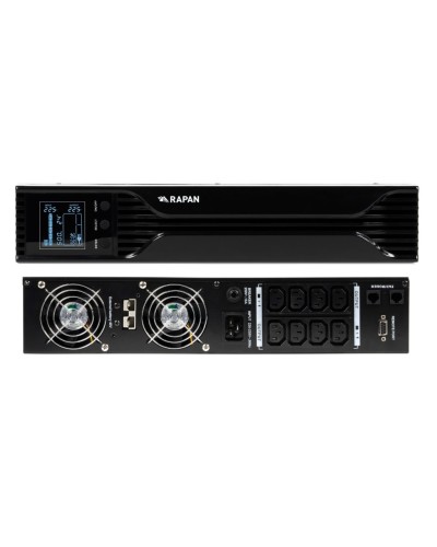 RAPAN-UPS 3000 RACK+4х9Ah (RAPAN-UPS 3000-RACK-IN-4х9-E) (8960). Бесперебойный источник питания. Бастион в Кызыле