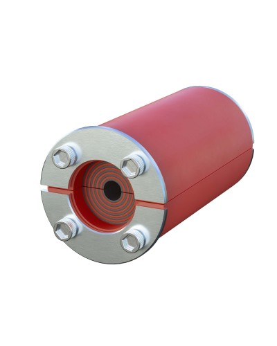 Проходка круглая, нержавеющая, D31х40 мм для кабелей D4-17 мм (DXF3112): Проходка круглая, нержавеющая в Кызыле