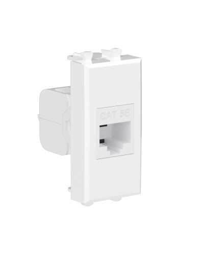 Розетка RJ-45 Avanti 1 модуль белое облако (4400661): Розетка компьютерная, без шторки модульная, кат.5е в Кызыле