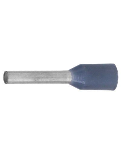 Наконечник-гильза НШВИ 0.75-06, серый (100 шт) (IF0.75-06GR). Наконечник-гильза с изолированным фланцем. ДКС в Кызыле