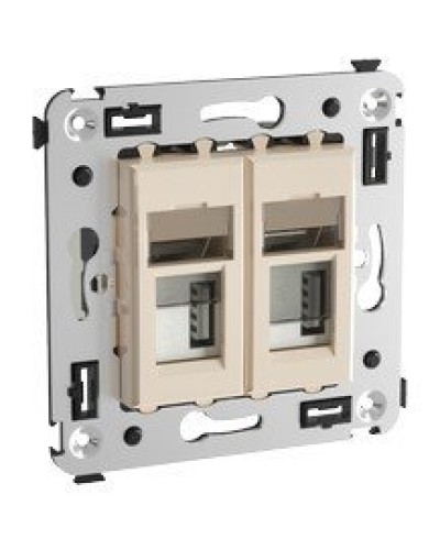 Розетка USB в стену Avanti ванильная дымка (4405543). Розетка USB. ДКС в Кызыле