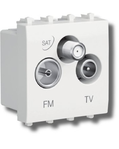 Розетка TV-FM-SAT Avanti 1 модуль ванильная дымка (4405532): Розетка TV-FM-SAT в Кызыле
