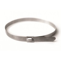 Хомут из нержавеющей стали AISI 304 4,6х150 (50 шт) (27403): Хомут из нержавеющей стали