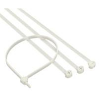 Хомут 2,5x100 P6.6, белый (100шт) (21203SR): Хомут с двойным замком