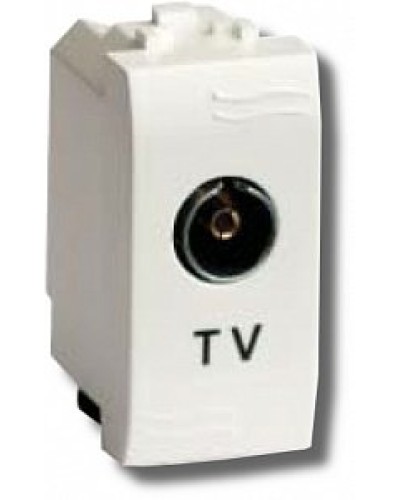 Розетка TV Brava универсальная 1 модуль слоновая кость (75721S): Розетка TV в Кызыле