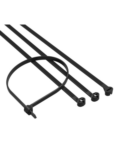 Хомут 3,6x300 P6.6, черный (100шт) (21310SR): Хомут с двойным замком в Кызыле