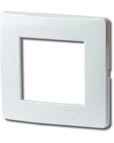 Рамка на 2 модуля (одноместная), белая (75010W): Рамка одноместная, Brava в Кызыле