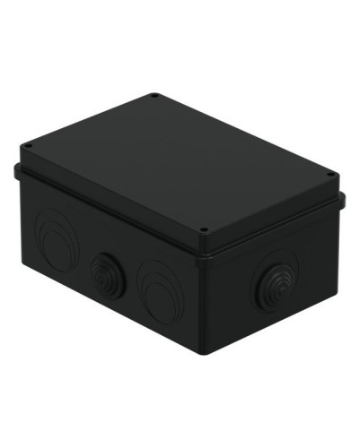 Коробка JBS210 210х150х100, 8 вых., IP55, черная (44016BL-1). Коробка монтажная. Экопласт в Кызыле