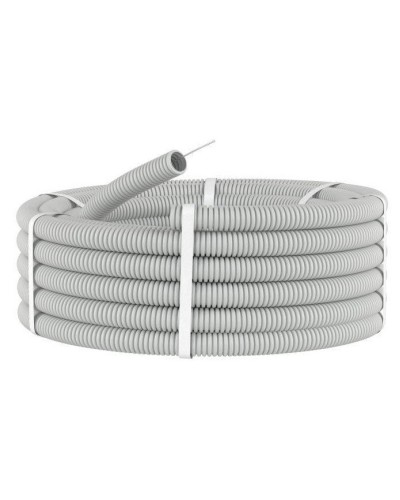 Труба HFFR тяжелая D40, серая (21140HF-GR): Труба гофрированная, с зондом, не распространяющая горение, без галогена в Кызыле