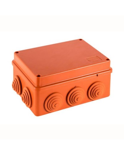 Коробка JBS150 150х110х70, 10 вых., 10P (0,15...2,5мм²) (43089HF). Коробка монтажная, огнестойкая, без галогена. Экопласт в Кызыле