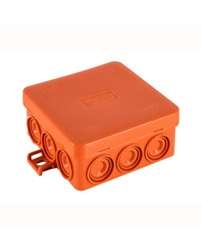 Коробка JBL085 85х85х38, 12 вых., 6P (0,15-6мм²) (43855HF): Коробка монтажная, огнестойкая, без галогена в Кызыле
