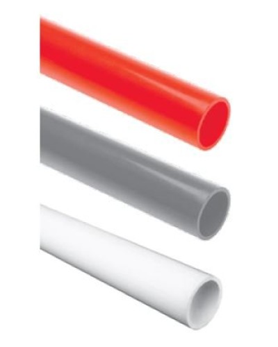 Ecoplast труба ПВХ гладкая, для аспирационной системы, D25, красная (33025-RD). Труба для аспирационной системы. Экопласт в Кызыле
