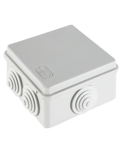 Коробка JBS101 100х100х55, 6 вых., IP55, серая (44037). Коробка монтажная. Экопласт в Кызыле