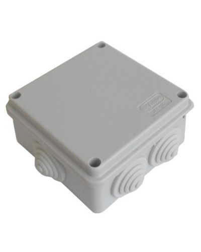 Коробка JBS100 100х100х55, 6 вых., 4P (1,5…10мм²) серая (43347HF-GR). Коробка монтажная, огнестойкая, без галогена. Экопласт в Кызыле