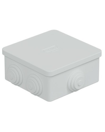 Коробка JBS080 85х85х40, 6 вых, IP44, белая (44006W-1). Коробка монтажная. Экопласт в Кызыле
