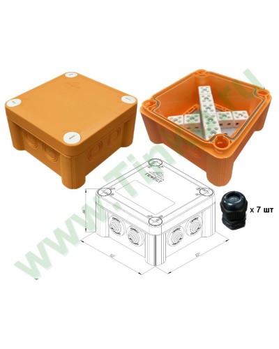 КМ-О-1212(П)(18к)-IP66(П6-12): Коробка монтажная огнестойкая в Кызыле