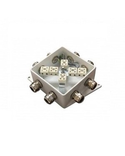 КМ-О (12к*10,0)-IP66-120х120, шесть вводов: Коробка монтажная огнестойкая в Кызыле