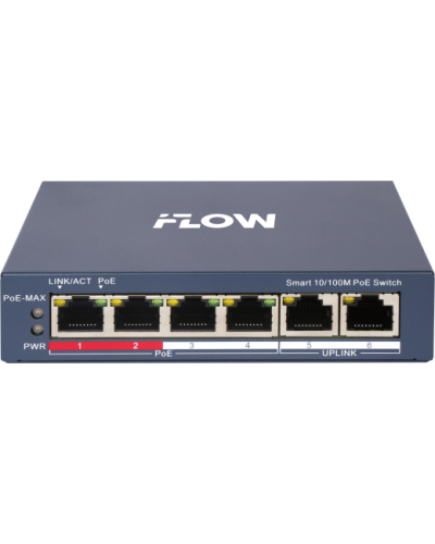 F-SW-EM206POE-VM/L. Коммутатор с POE. i-FLOW в Кызыле