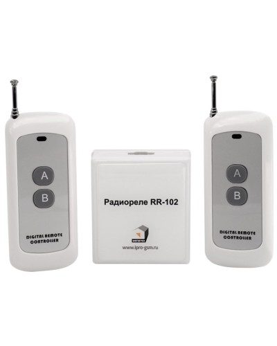 RR-102 + 2 пульта, 250-950 метров, питание 12В. Комплект радиореле. ИПРо в Кызыле