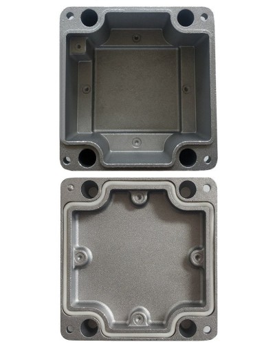 МКС Мороз, глухая, IP66/IP68, серый. Коробка коммутационная металлическая. Магнито-Контакт в Кызыле