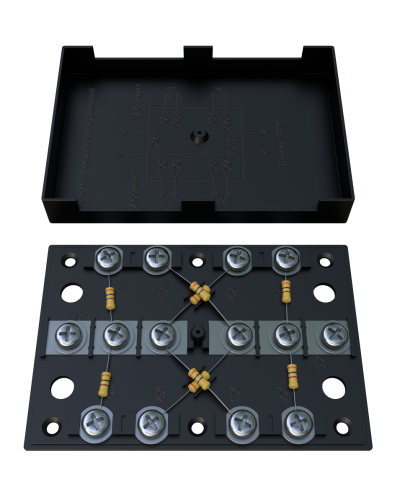 KRA-4 300 Om black (MEC42104). Коробка на 4 абонента. МЭК-Электрика в Кызыле