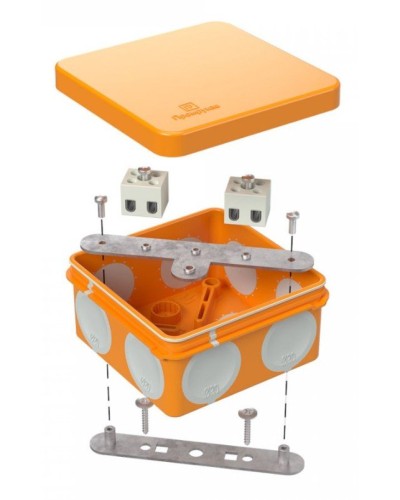 Коробка огнестойкая 80х80х40 (60-0210-FR2.5-4). Коробка огнестойкая для открытой установки. Промрукав в Кызыле
