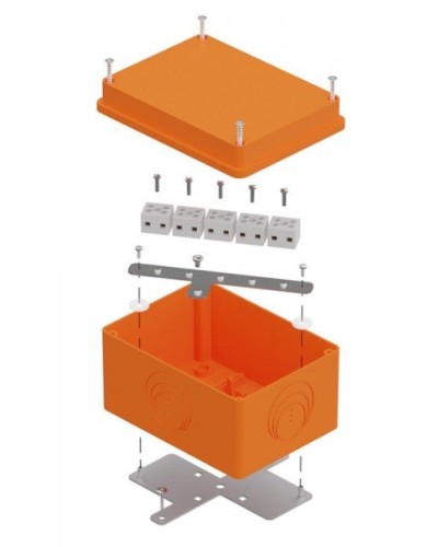 Коробка огнестойкая 150х110х90 E15-E120 для о/п (40-0351-FR6.0-10). Коробка огнестойкая для открытой установки. Промрукав в Кызыле