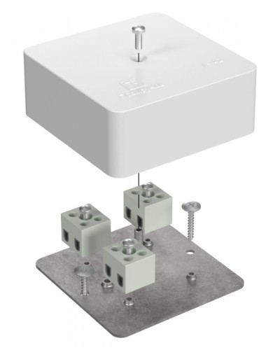 Коробка огнестойкая 75х75х30 (40-0450-FR1.5-6). Коробка огнестойкая для открытой установки. Промрукав в Кызыле