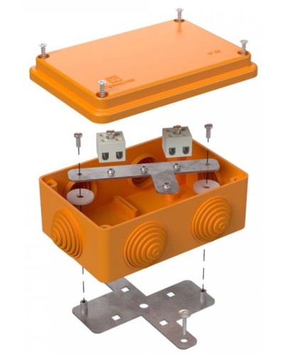 Коробка огнестойкая 120х80х50 (40-0340-FR6.0-4). Коробка огнестойкая для открытой установки. Промрукав в Кызыле