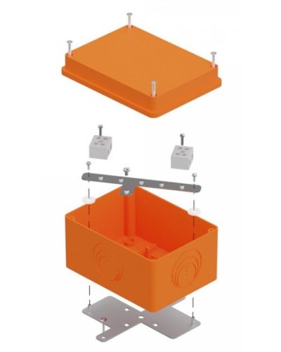 Коробка огнестойкая 150х110х90 E15-E120 для о/п (40-0351-FR10.0-4). Коробка огнестойкая для открытой установки. Промрукав в Кызыле