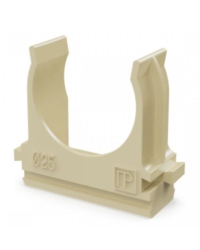 Крепёж-клипса для труб АБС-пластик сосна D25 (100 шт) (PR13.0050). Крепление для труб ПВХ. Промрукав в Кызыле