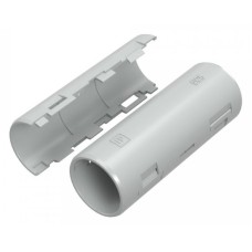 Муфта разборная D25 атмосферостойкая серая (PR13.0411). Муфта разборная. Промрукав
