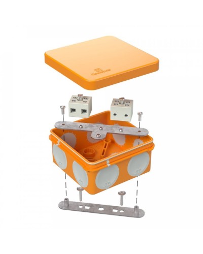 Коробка огнестойкая 80х80х40 (60-0210-FR6.0-4). Коробка огнестойкая для открытой установки. Промрукав в Кызыле