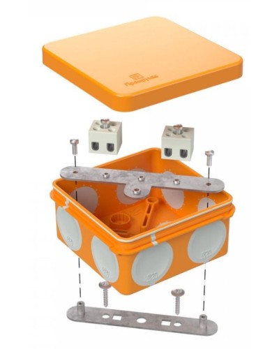 Коробка огнестойкая 80х80х40 (60-0210-FR2.5-6). Коробка огнестойкая для открытой установки. Промрукав в Кызыле