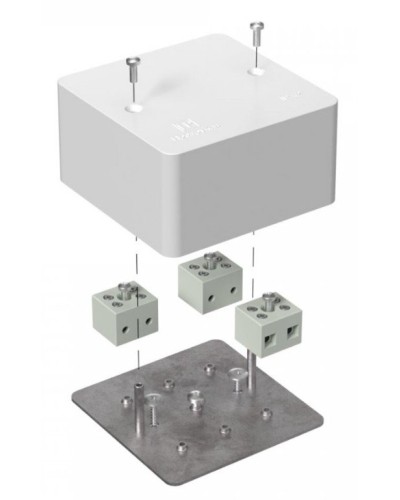 Коробка огнестойкая 103х103х45 (40-0470-FR2.5-6). Коробка огнестойкая для открытой установки. Промрукав в Кызыле