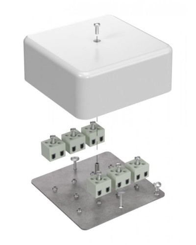 Коробка огнестойкая 103х103х45 (латунь) (40-0470-FR2.5-12-Е60). Коробка огнестойкая для открытой установки. Промрукав в Кызыле